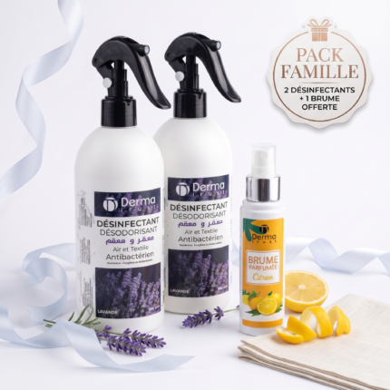 Pack Dermatrust : 2 Désodorisants Désinfectants + 1 Brume Offerte