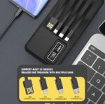 Power Bank 20000 mAh 22.5W – Câbles Intégrés 4-en-1 – Image 4