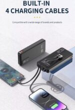Power Bank 20000 mAh 22.5W – Câbles Intégrés 4-en-1 – Image 7