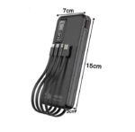 Power Bank 20000 mAh 22.5W – Câbles Intégrés 4-en-1 – Image 6