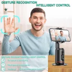 Support Téléphone Rotatif 360° avec Suivi Automatique de Visage – Image 4