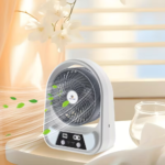 Ventilateur Solaire Portable Multifonction avec Lampe LED & Powerbank – Image 5